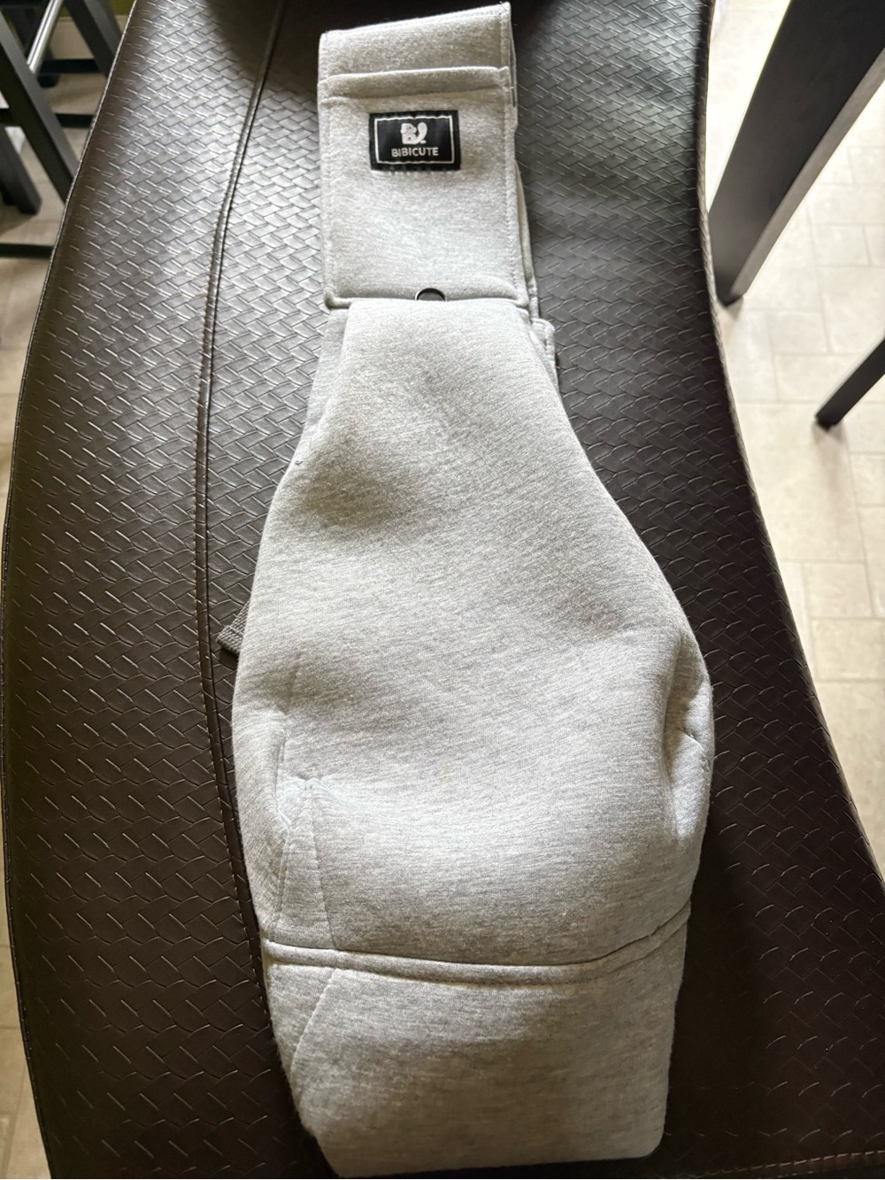 Bibicute Gray small dog carrier
